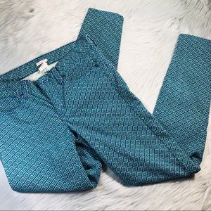 J. Crew Printed Skinny Corduroy